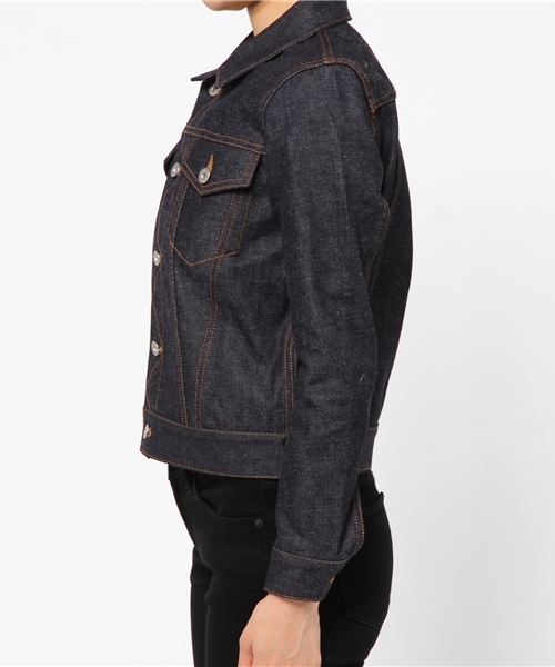 Sheta（シータ）の「デニムジャケット（デニムジャケット・レディース・インディゴブルー・FREE）」の3枚目の写真