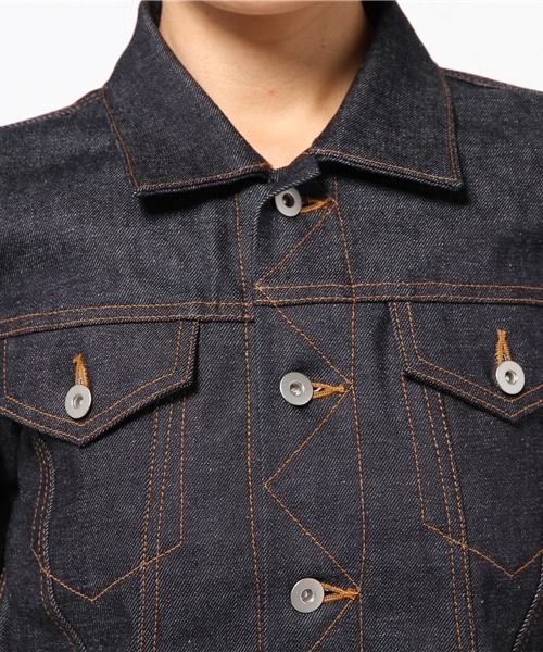 Sheta（シータ）の「デニムジャケット（デニムジャケット・レディース・インディゴブルー・FREE）」の5枚目の写真