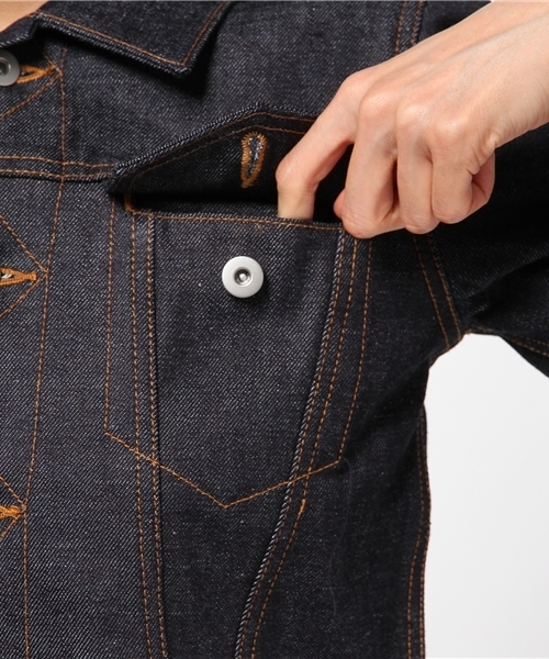 Sheta（シータ）の「デニムジャケット（デニムジャケット・レディース・インディゴブルー・FREE）」の7枚目の写真