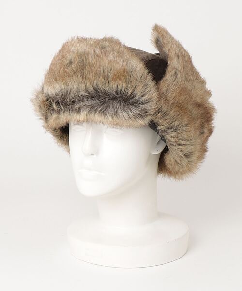 fabulous コーデュロイエコファーフライトキャップ L エコファー 大きい帽子（キャップ）｜Fabulous（ファビュラス）