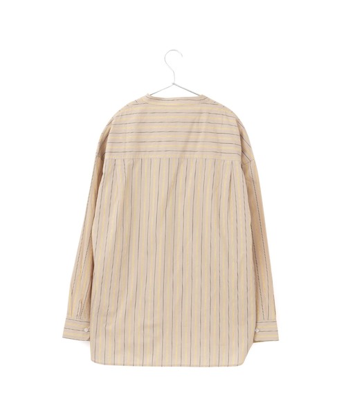 MAKE YOUR DAY(メイクユアデイ)の「バンドカラーシャツ■パパサイズ(シャツ/ブラウス・メンズ・オリーブ/ブルー/オフホワイト/ベージュ・M/L)」の11枚目の写真