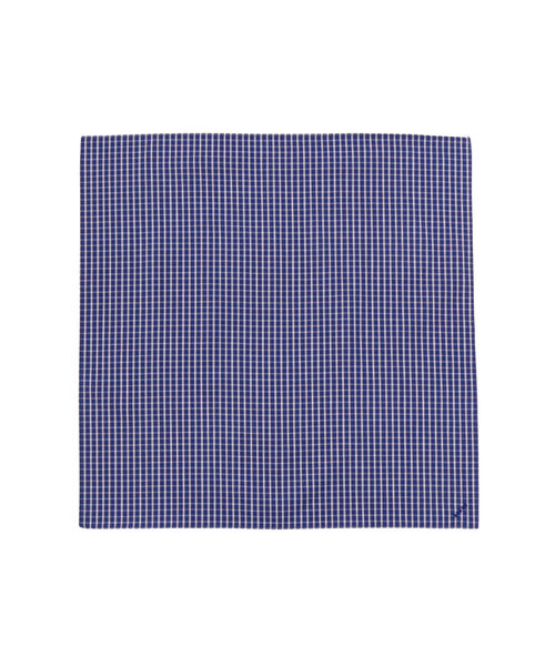 BEAMS（ビームス）の「BEAMS / ポプリン ハンカチ（ハンカチ/ハンドタオル・メンズ・ブルー/ホワイト/ネイビー・ONE SIZE）」の2枚目の写真