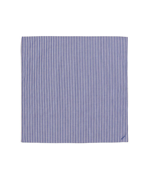 BEAMS（ビームス）の「BEAMS / ポプリン ハンカチ（ハンカチ/ハンドタオル・メンズ・ブルー/ホワイト/ネイビー・ONE SIZE）」の3枚目の写真