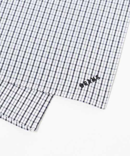 BEAMS（ビームス）の「BEAMS / ポプリン ハンカチ（ハンカチ/ハンドタオル・メンズ・ブルー/ホワイト/ネイビー・ONE SIZE）」の6枚目の写真