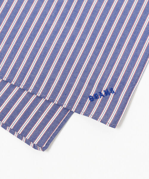 BEAMS（ビームス）の「BEAMS / ポプリン ハンカチ（ハンカチ/ハンドタオル・メンズ・ブルー/ホワイト/ネイビー・ONE SIZE）」の5枚目の写真