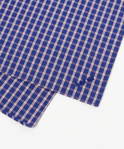 BEAMS（ビームス）の「BEAMS / ポプリン ハンカチ（ハンカチ/ハンドタオル・メンズ・ブルー/ホワイト/ネイビー・ONE SIZE）」の4枚目の写真