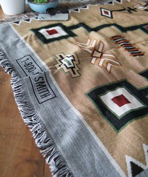 POST GENERAL（ポストジェネラル）の「[OLD SMITH]【POST GENERAL】トゥーゴースローケット/100×160cm（ブランケット）」