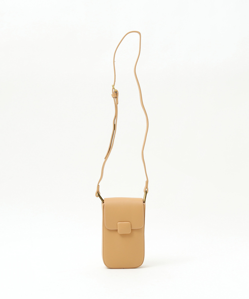 Abahouse Devinette(ドゥヴィネット)の「【Avancer】縦型スクエアミニショルダーバッグ(ショルダーバッグ・レディース・グリーン/ダークベージュ/ホワイト/ピンク/ブラック・フリー)」の3枚目の写真