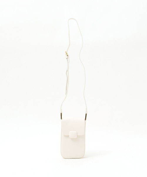 Abahouse Devinette(ドゥヴィネット)の「【Avancer】縦型スクエアミニショルダーバッグ(ショルダーバッグ・レディース・グリーン/ダークベージュ/ホワイト/ピンク/ブラック・フリー)」の7枚目の写真