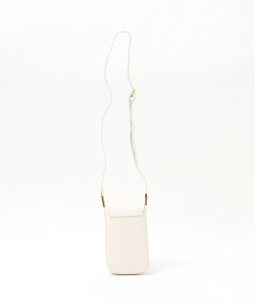 Abahouse Devinette(ドゥヴィネット)の「【Avancer】縦型スクエアミニショルダーバッグ(ショルダーバッグ・レディース・グリーン/ダークベージュ/ホワイト/ピンク/ブラック・フリー)」の10枚目の写真