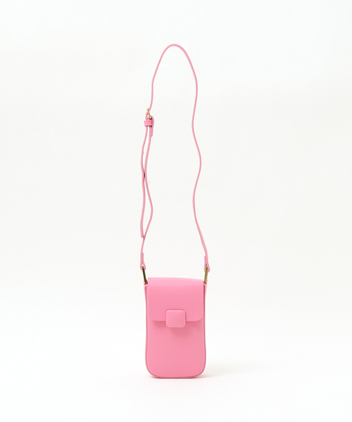 Abahouse Devinette(ドゥヴィネット)の「【Avancer】縦型スクエアミニショルダーバッグ(ショルダーバッグ・レディース・グリーン/ダークベージュ/ホワイト/ピンク/ブラック・フリー)」の17枚目の写真