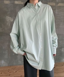 【ZOZO限定】ストライプオーバーシャツ