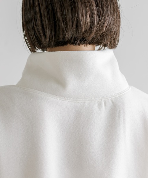 mline（エムライン）の「[mline]ハーフジップスウェット（スウェット・レディース・オフホワイト/ベージュ/ブルー・FREE）」の22枚目の写真