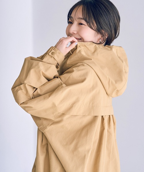ビス アウトドア プロダクツ コラボ マウンテンパーカー ベージュ S VIS（ビス）の「【楽天限定】【OUTDOOR PRODUCTSコラボ