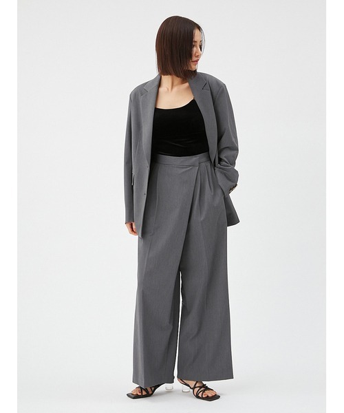FRAY I.D(フレイアイディー)の「ベロアカップイン(キャミソール・レディース・ライトブルー/ブラック/ベージュ・FREE)」の7枚目の写真