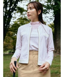 【CELFORD　GOLF】モノグラムＰＴカットカーディガン