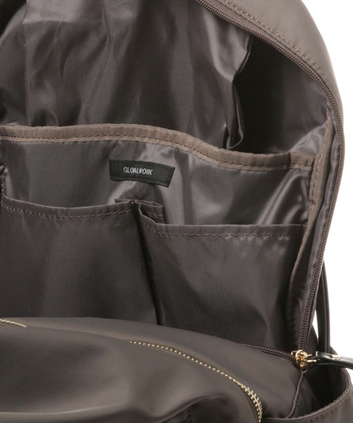 GLOBAL WORK（グローバルワーク）の「撥水軽量12ポケットリュック/163158（バックパック/リュック・レディース・ブラック/その他/ライトベージュ/カーキ/レオパード/アイボリー/ライトグレー/オレンジ・ONE SIZE）」の15枚目の写真