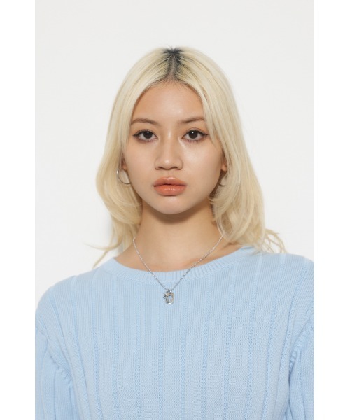 LAGUA GEM（ラグアジェム）の「WIDE RIB SHORT KNIT ショート