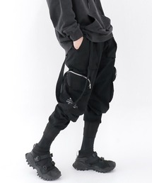 minsobi | サスペンダー付きカーゴジョガーパンツ(カーゴパンツ)