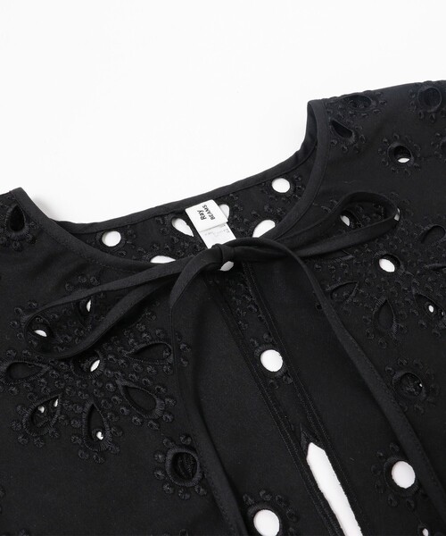 Ray BEAMS（レイビームス）の「Ray BEAMS / スカラップ ビッグ つけ襟（その他小物・レディース・ホワイト/ブラック・ONE SIZE）」の13枚目の写真