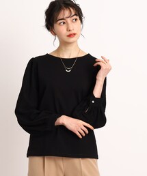 ◆袖シボシボドッキングプルオーバー