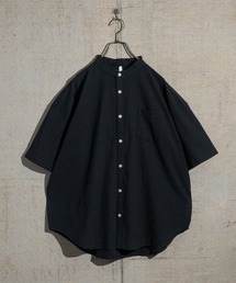 JOHN'S CLOSET | 【i】綿麻ストレッチバンドカラーSSシャツ(シャツ/ブラウス)