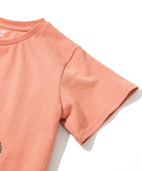 go slow caravan（ゴースローキャラバン）の「USA/C オーバーオールキャンパー猫TEE【KIDS】（Tシャツ/カットソー・キッズ・ブルーグリーン/サーモンピンク・100cm/140cm/120cm）」の11枚目の写真