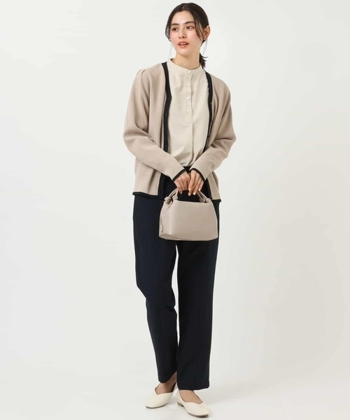 a.v.v（アーヴェヴェ）の「2SET ボリュームスリーブブラウスパンツセット（ワンピース・レディース・ベージュ/ネイビー・38/40/42/36/34）」の16枚目の写真