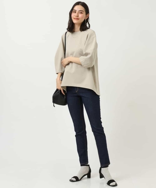 a.v.v（アーヴェヴェ）の「2SET ボリュームスリーブブラウスパンツセット（ワンピース・レディース・ベージュ/ネイビー・38/40/42/36/34）」の20枚目の写真