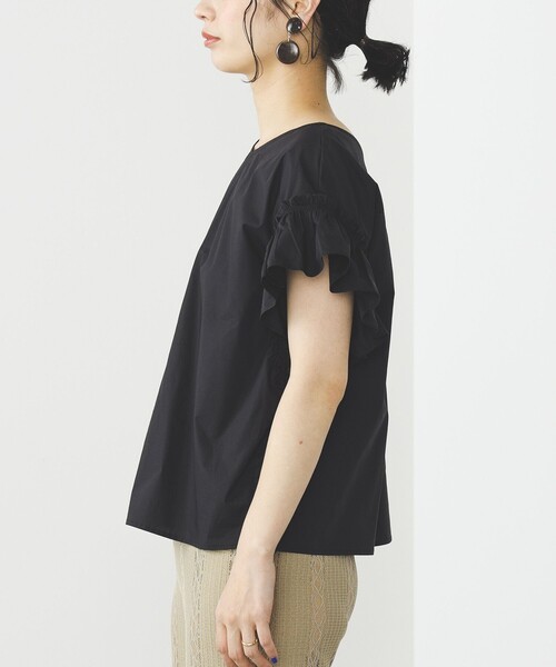 BEAMS HEART（ビームスハート）の「ギャザースリーブ ブラウス（シャツ/ブラウス・レディース・ブラック/オリーブ/オフホワイト/ベージュ・FREE）」の15枚目の写真