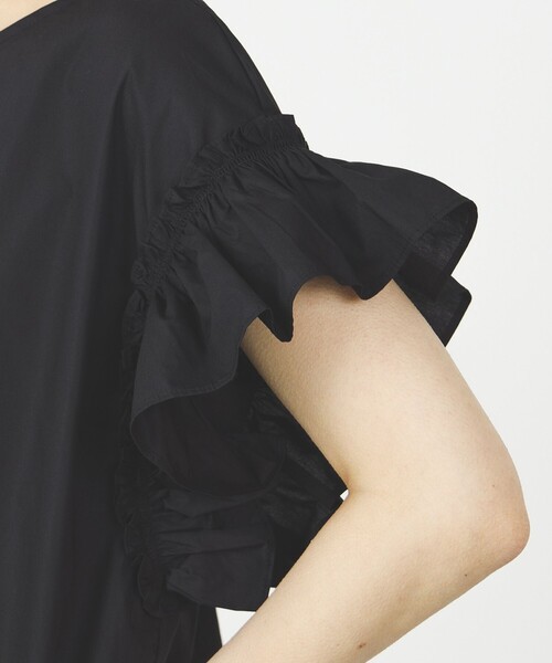 BEAMS HEART（ビームスハート）の「ギャザースリーブ ブラウス（シャツ/ブラウス・レディース・ブラック/オリーブ/オフホワイト/ベージュ・FREE）」の18枚目の写真