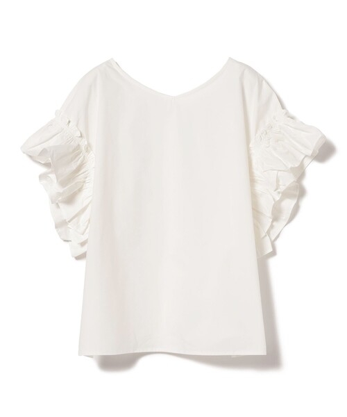 BEAMS HEART（ビームスハート）の「ギャザースリーブ ブラウス（シャツ/ブラウス・レディース・ブラック/オリーブ/オフホワイト/ベージュ・FREE）」の20枚目の写真