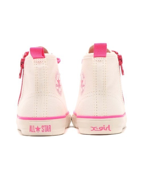X-girl(エックスガール)の「CONVERSE CHILD ALL STAR N X-girl Z HI / コンバース チャイルド オールスター N X-girl Z HI(スニーカー・キッズ・ホワイト・16.0cm/17.0cm/18.0cm/19.0cm)」の6枚目の写真
