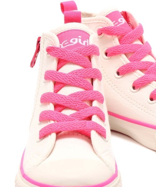 X-girl(エックスガール)の「CONVERSE CHILD ALL STAR N X-girl Z HI / コンバース チャイルド オールスター N X-girl Z HI(スニーカー・キッズ・ホワイト・16.0cm/17.0cm/18.0cm/19.0cm)」の8枚目の写真