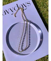 WC | シンプルビジューネックレス(ネックレス)