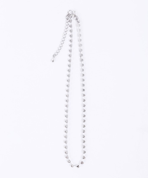 WC（ダブル シー）の「シンプルビジューネックレス（ネックレス・レディース・シルバー/ゴールド・FREE）」の9枚目の写真