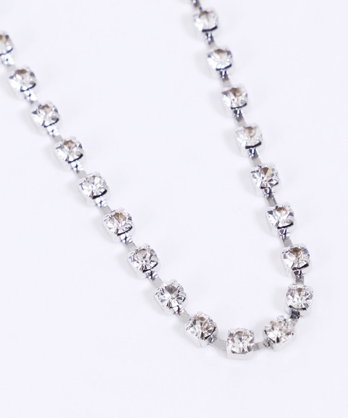 WC（ダブル シー）の「シンプルビジューネックレス（ネックレス・レディース・シルバー/ゴールド・FREE）」の11枚目の写真