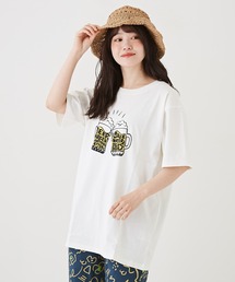 CUBE SUGAR（キューブシュガー）の「WEB限定USコットンカットソープリントTシャツ（Tシャツ/カットソー）」