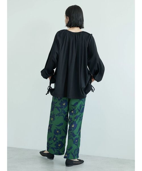 AMERICAN HOLIC(アメリカンホリック)の「ラグランギャザーカットプルオーバー(Tシャツ/カットソー・レディース・モカ/オフホワイト/ブラック・M/L)」の12枚目の写真