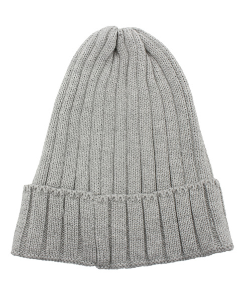 AZUL by moussy（アズールバイマウジー）の「C AMBITIONS ワイドリブニットワッチ（キャップ・レディース・オフホワイト/トップグレー/ブラック/オレンジ・FREE）」の5枚目の写真