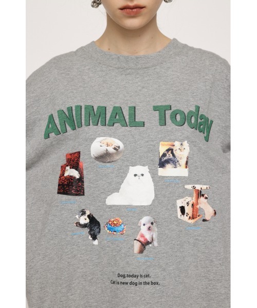 SLY（スライ）の「ANIMAL TODAY T/SH アニマル トュデイ Tシャツ