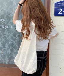 shopnikoniko | 肩紐結び ナチュラル トートバッグ(トートバッグ)