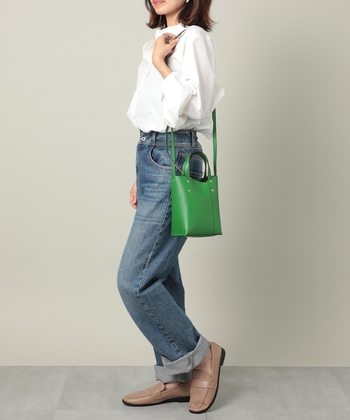 T・S・L（ティーエスエル）の「【T・S・L】2WAYミニショルダートートバッグ 1231-508-1（ショルダーバッグ・レディース・グリーン/ライトグレー/パープル/ブラック・FREE）」の14枚目の写真