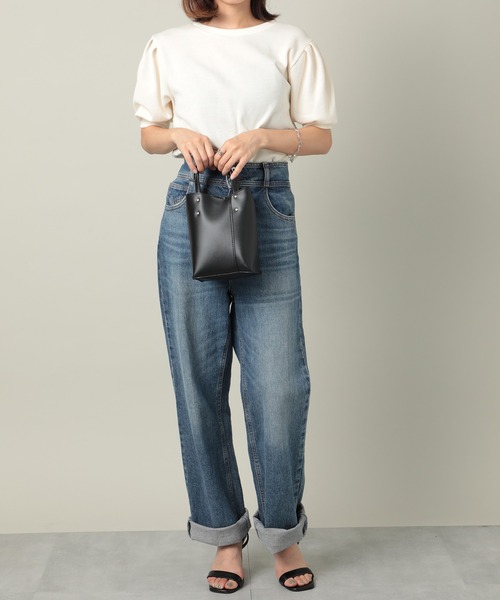 T・S・L（ティーエスエル）の「【T・S・L】2WAYミニショルダートートバッグ 1231-508-1（ショルダーバッグ・レディース・グリーン/ライトグレー/パープル/ブラック・FREE）」の10枚目の写真