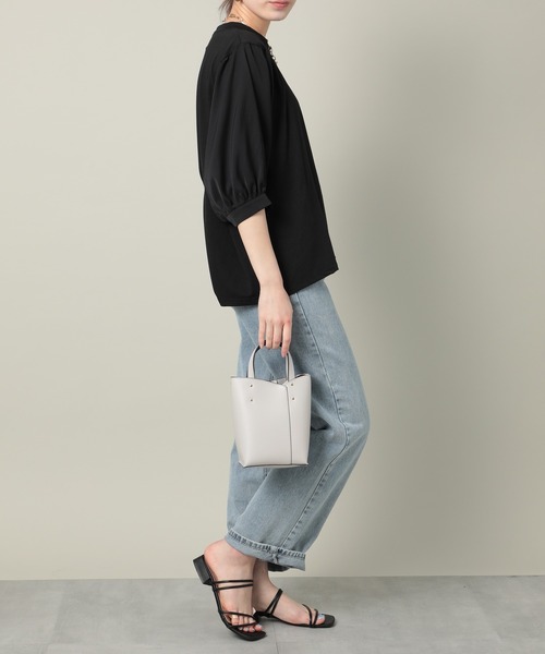 T・S・L（ティーエスエル）の「【T・S・L】2WAYミニショルダートートバッグ 1231-508-1（ショルダーバッグ・レディース・グリーン/ライトグレー/パープル/ブラック・FREE）」の19枚目の写真