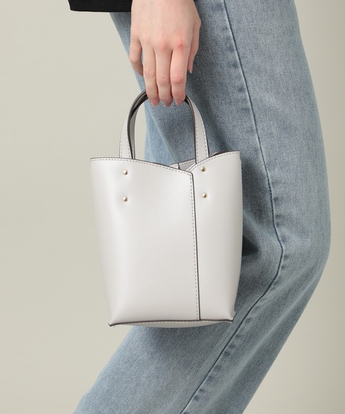 T・S・L（ティーエスエル）の「【T・S・L】2WAYミニショルダートートバッグ 1231-508-1（ショルダーバッグ・レディース・グリーン/ライトグレー/パープル/ブラック・FREE）」の18枚目の写真