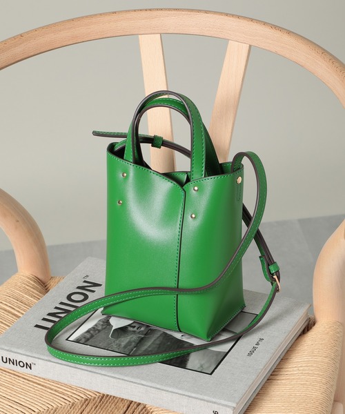 T・S・L（ティーエスエル）の「【T・S・L】2WAYミニショルダートートバッグ 1231-508-1（ショルダーバッグ・レディース・グリーン/ライトグレー/パープル/ブラック・FREE）」の7枚目の写真