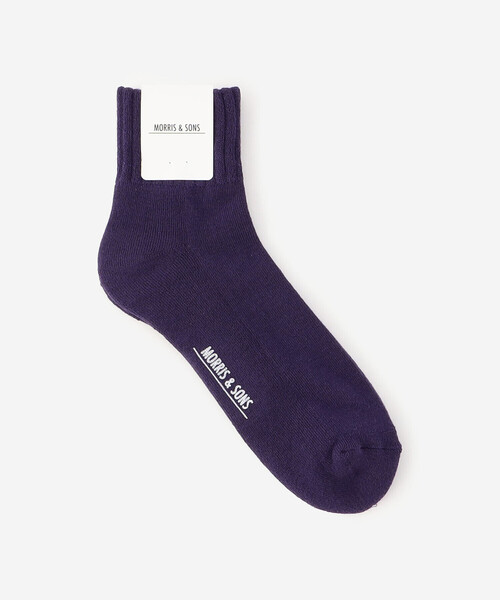 Morris & Sons（モリスアンドサンズ）の「MORRIS & SONS | ショートソックス MEN（ソックス/靴下・メンズ・ベージュ/イエロー/ブラック/パープル/ホワイト/グリーン/グレー/ベージュ系その他/ブラウン系その他・MENS）」の8枚目の写真