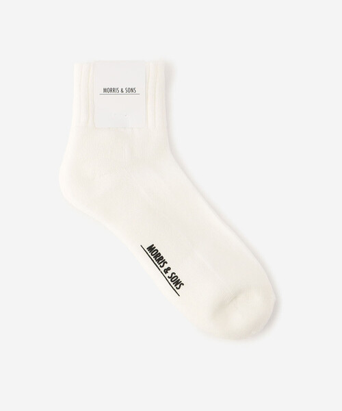 Morris & Sons（モリスアンドサンズ）の「MORRIS & SONS | ショートソックス MEN（ソックス/靴下・メンズ・ベージュ/イエロー/ブラック/パープル/ホワイト/グリーン/グレー/ベージュ系その他/ブラウン系その他・MENS）」の2枚目の写真