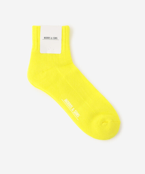Morris & Sons（モリスアンドサンズ）の「MORRIS & SONS | ショートソックス MEN（ソックス/靴下・メンズ・ベージュ/イエロー/ブラック/パープル/ホワイト/グリーン/グレー/ベージュ系その他/ブラウン系その他・MENS）」の9枚目の写真